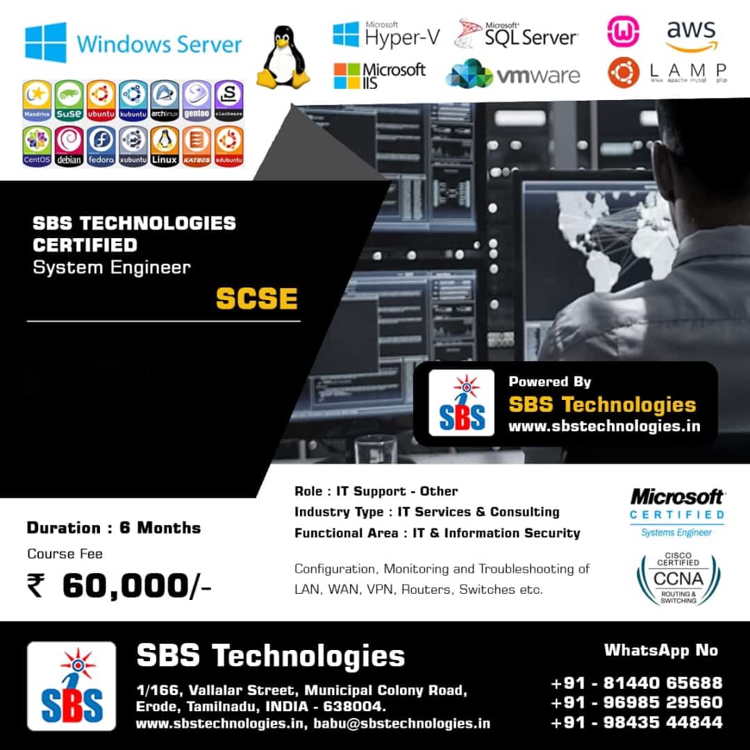 SBS Certification Course