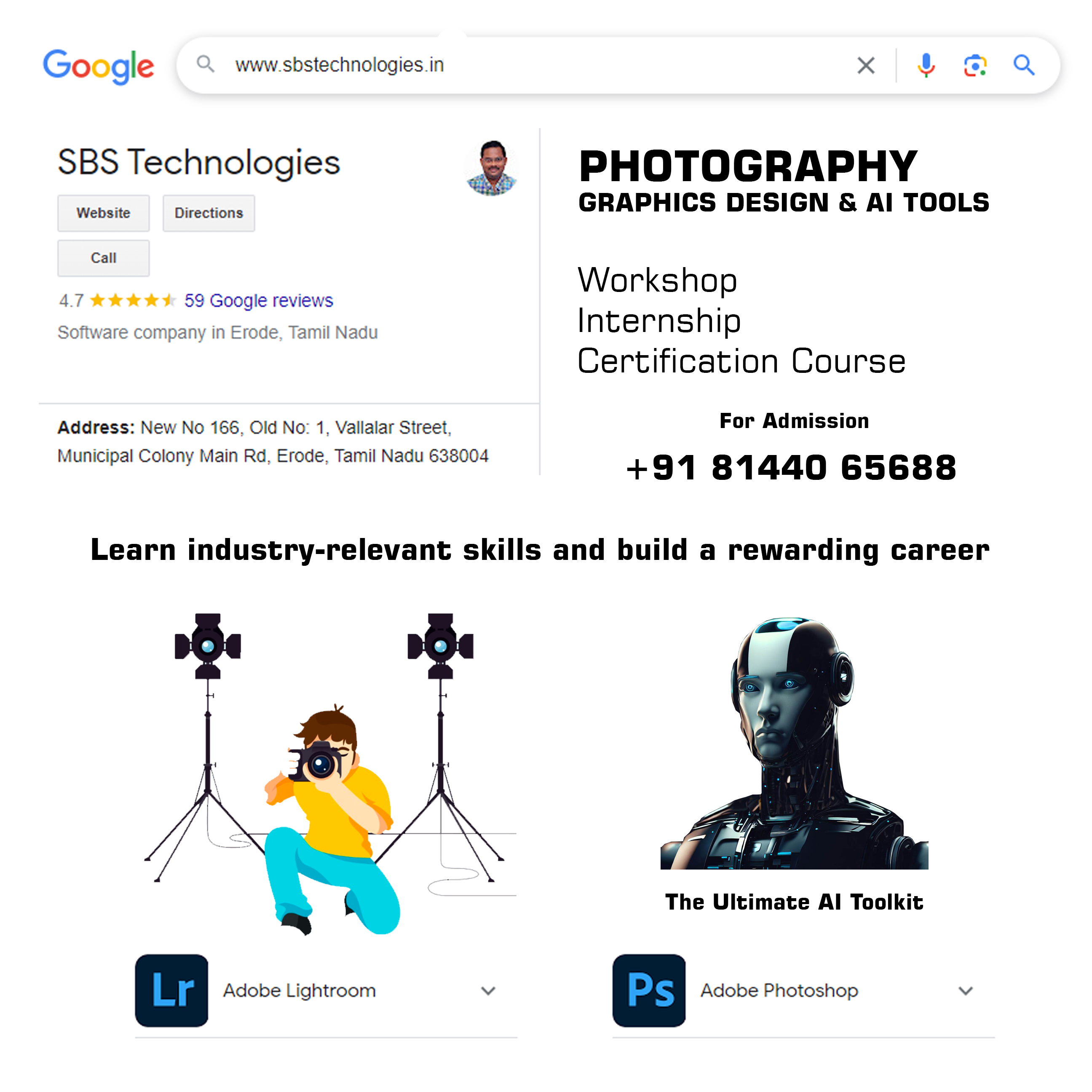 Photography, Graphics Design & AI Tools