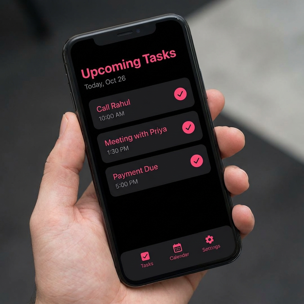 Smart Reminders Interface